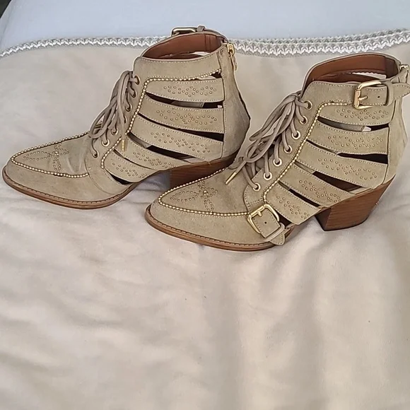 Coach Suede Western Style Boot - Picture 4 of 7